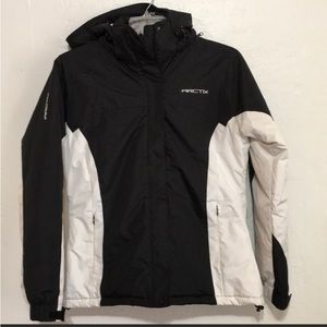 Arctic black & white warm Jacket women's Medium